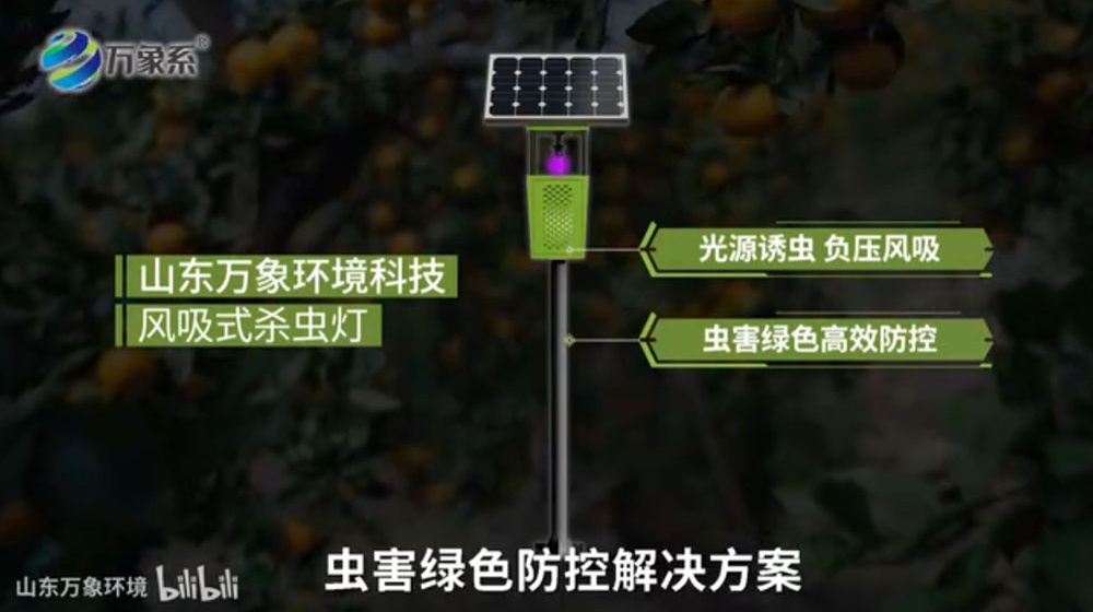 風(fēng)吸式太陽(yáng)能殺蟲燈